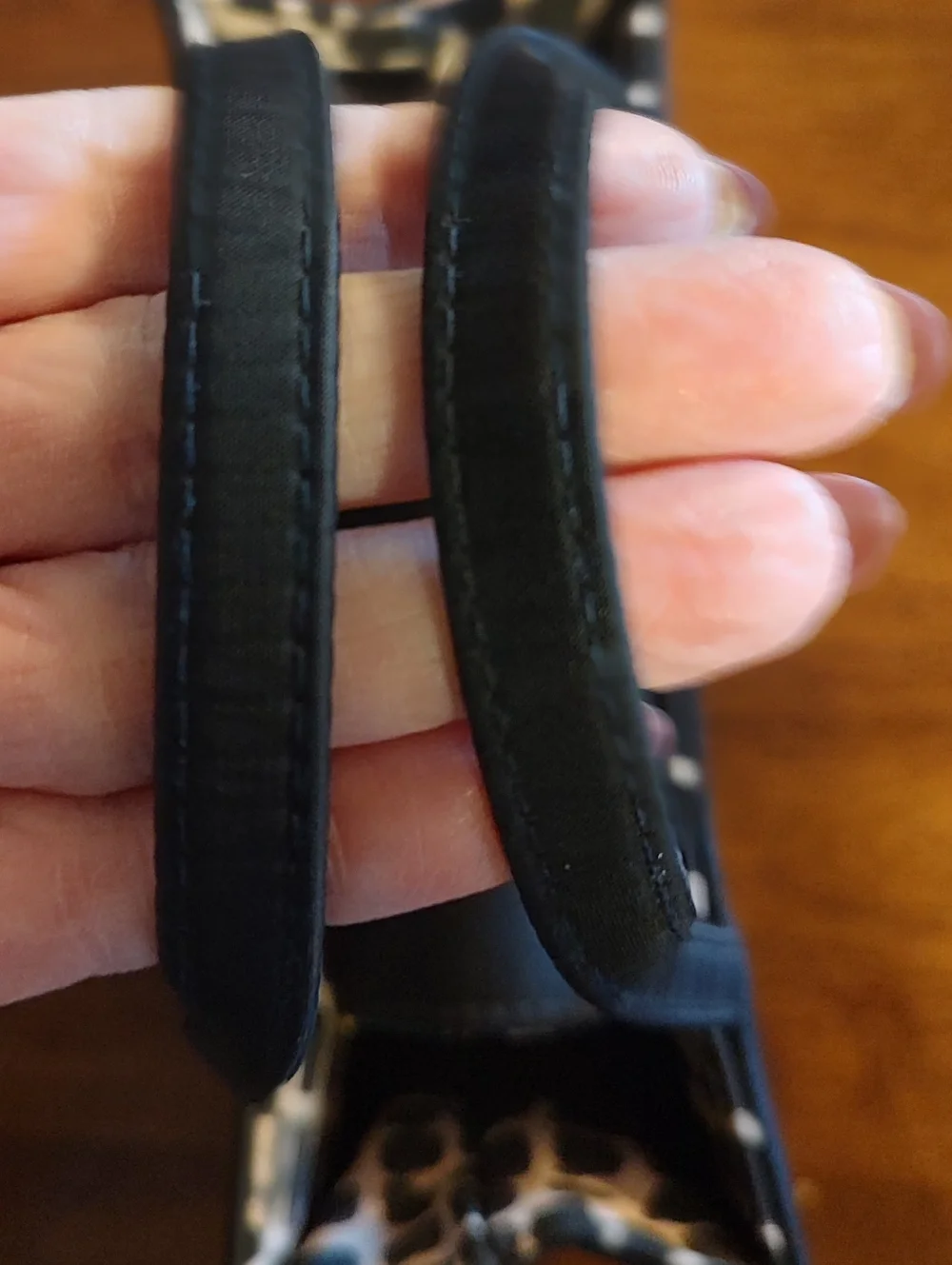 kate spade Mini Black Tote with Patterned Interior